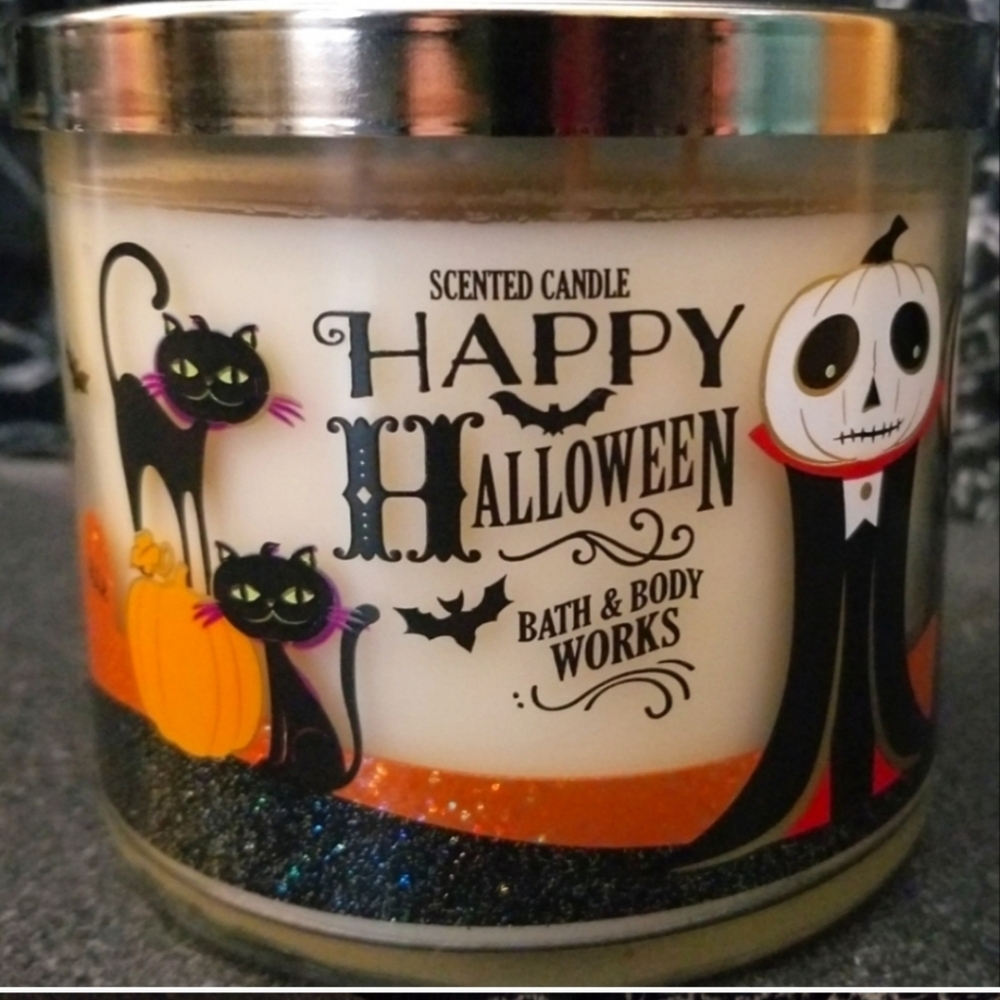 Bbw Happy Halloween candle
